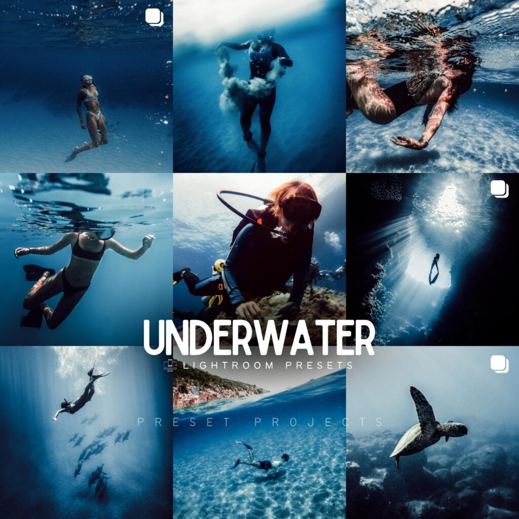 Underwater Lightroom Presets (Mobile and Desktop)
