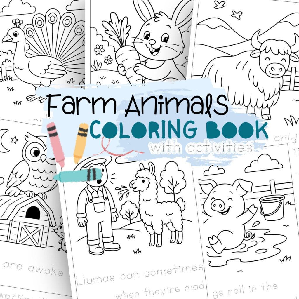 Farm Animal Coloring Pages