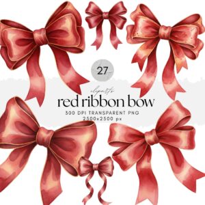 Red Ribbon Bow ClipArt